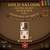 Legiano - Gold Saloon Super Boost Blackjack - PlayPearls